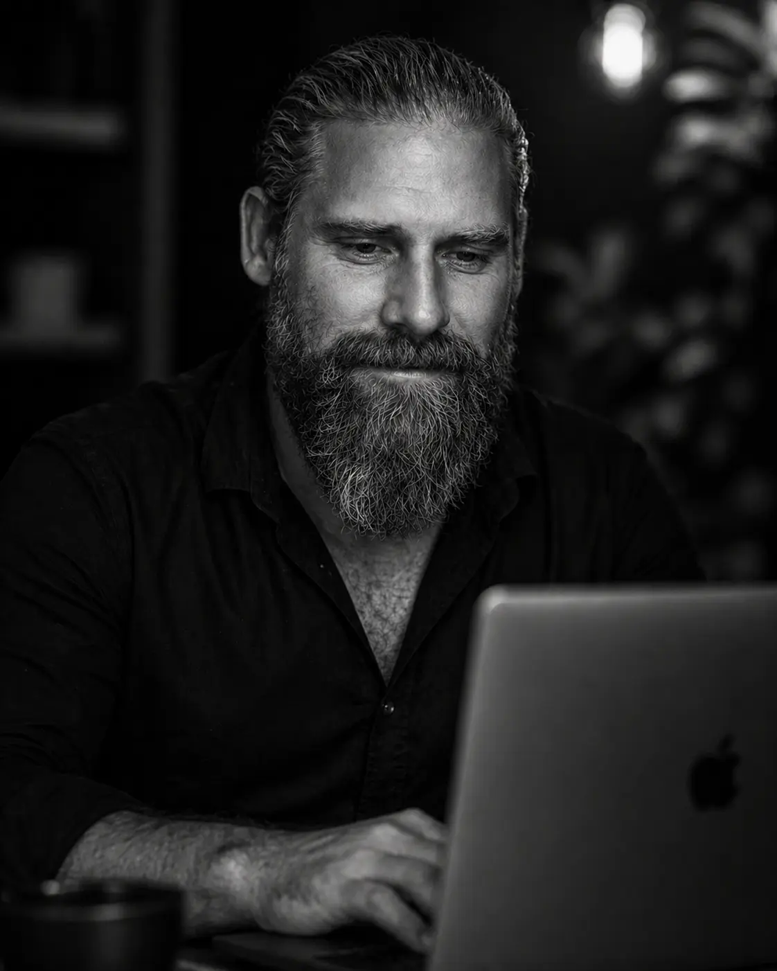 Stig Sörnsen, founder of UnoArch, at work