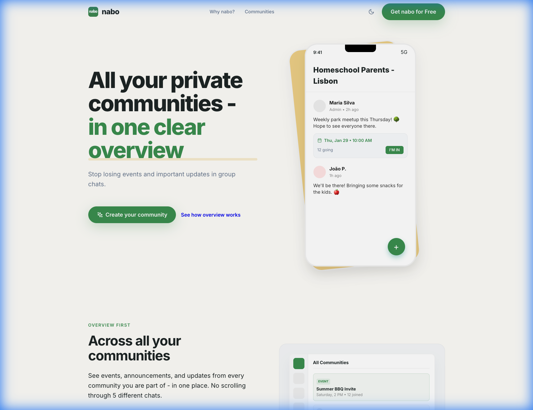 nabo platform preview
