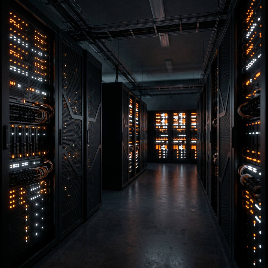 Server Room Abstract